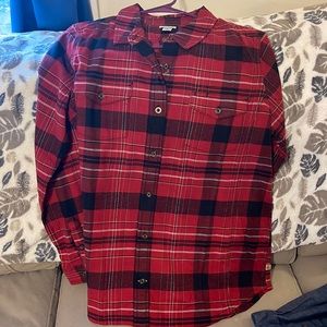 Carhartt red plaid flannel large
